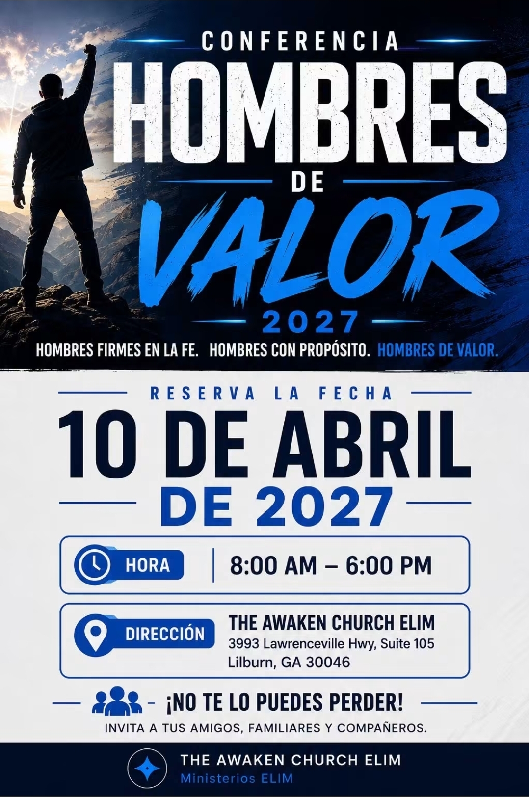 Conferencia Anual Hombres de Valor 2027